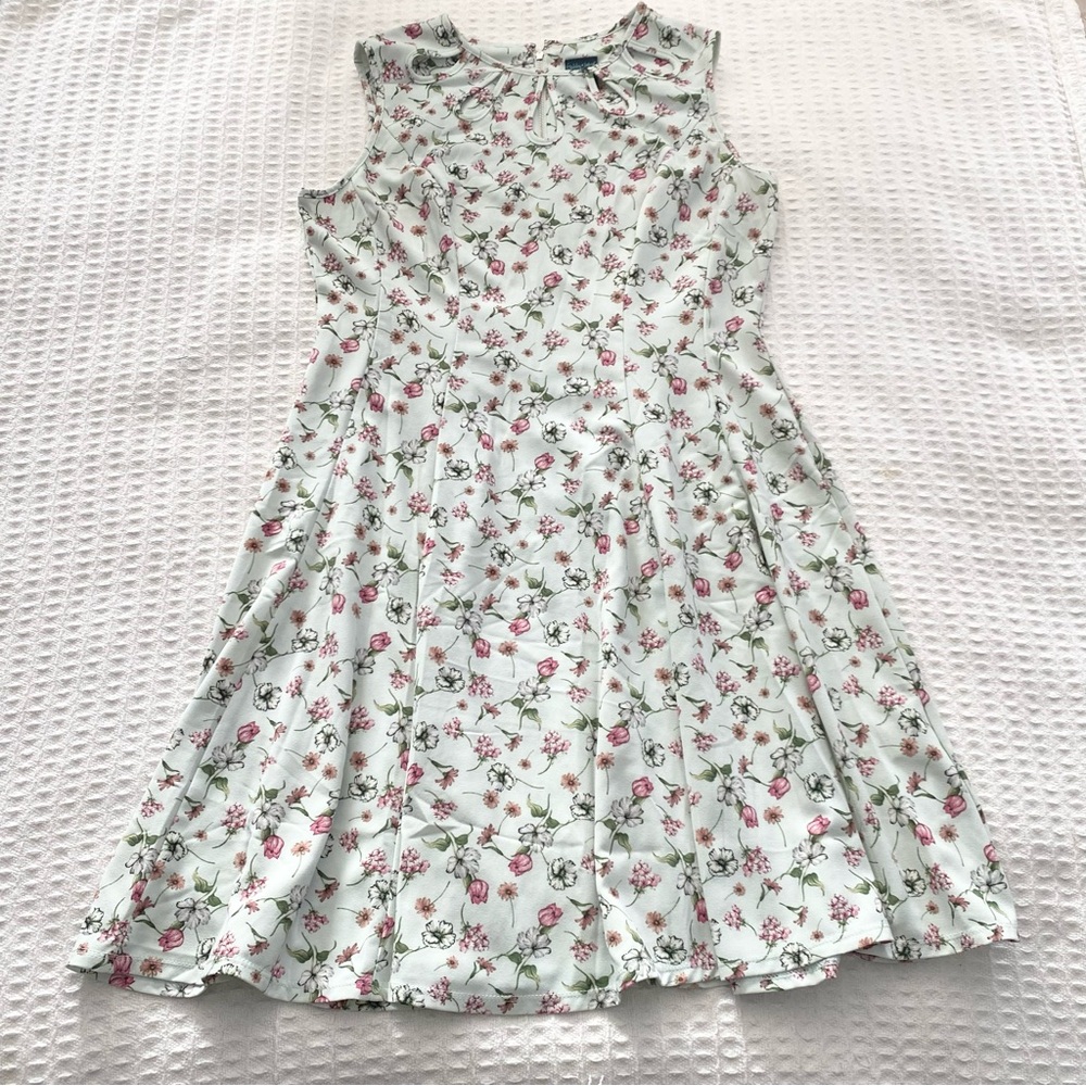 Gabby Skye Mint Pastel Floral Dress size 12